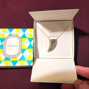 Stella and Dot half stone necklace